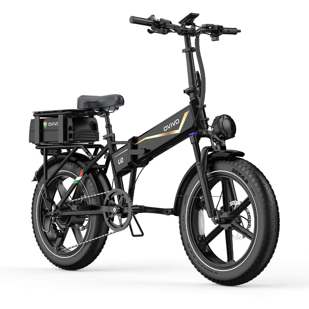 OVIVO V2 à double batterie Vélo électrique