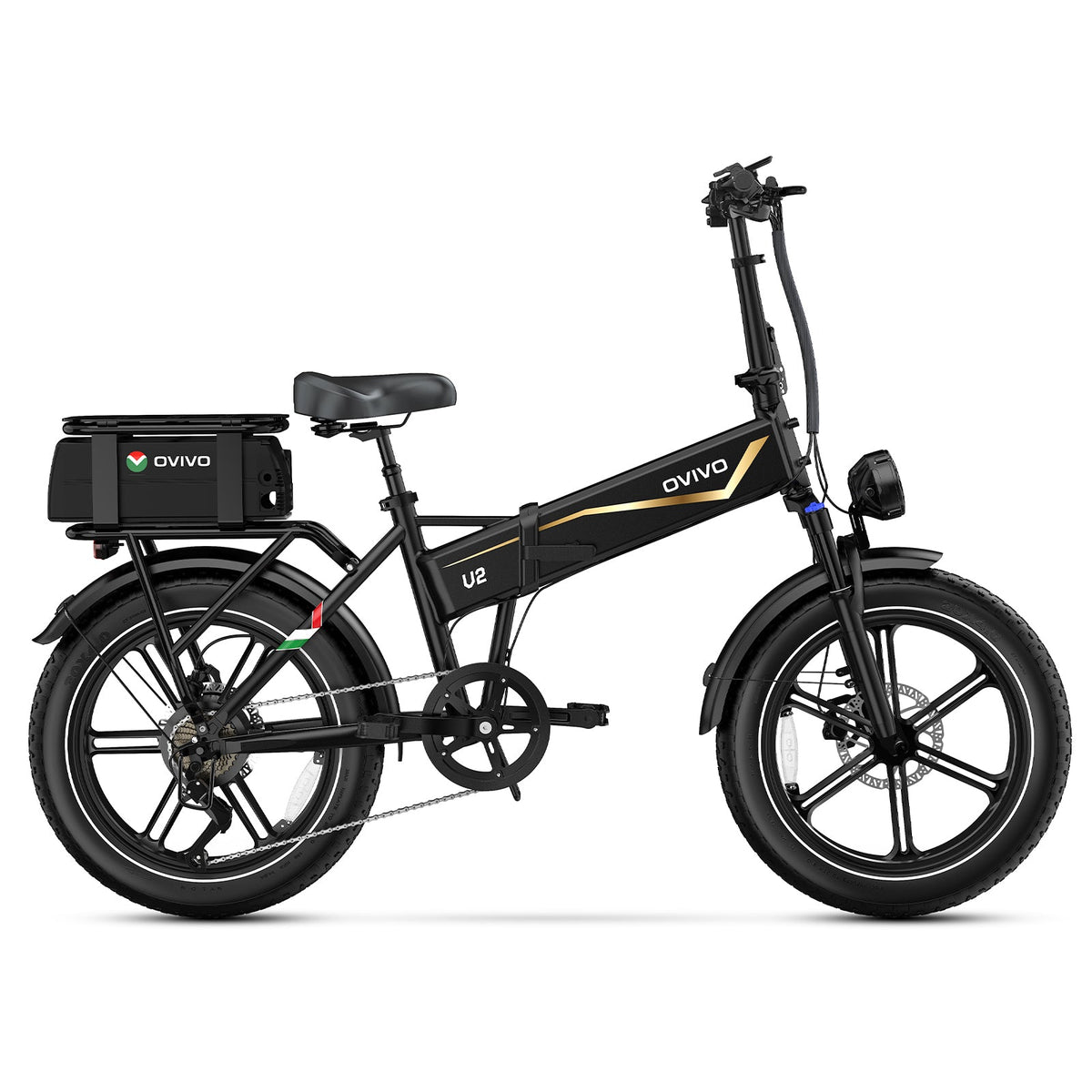 OVIVO V2 à double batterie Vélo électrique