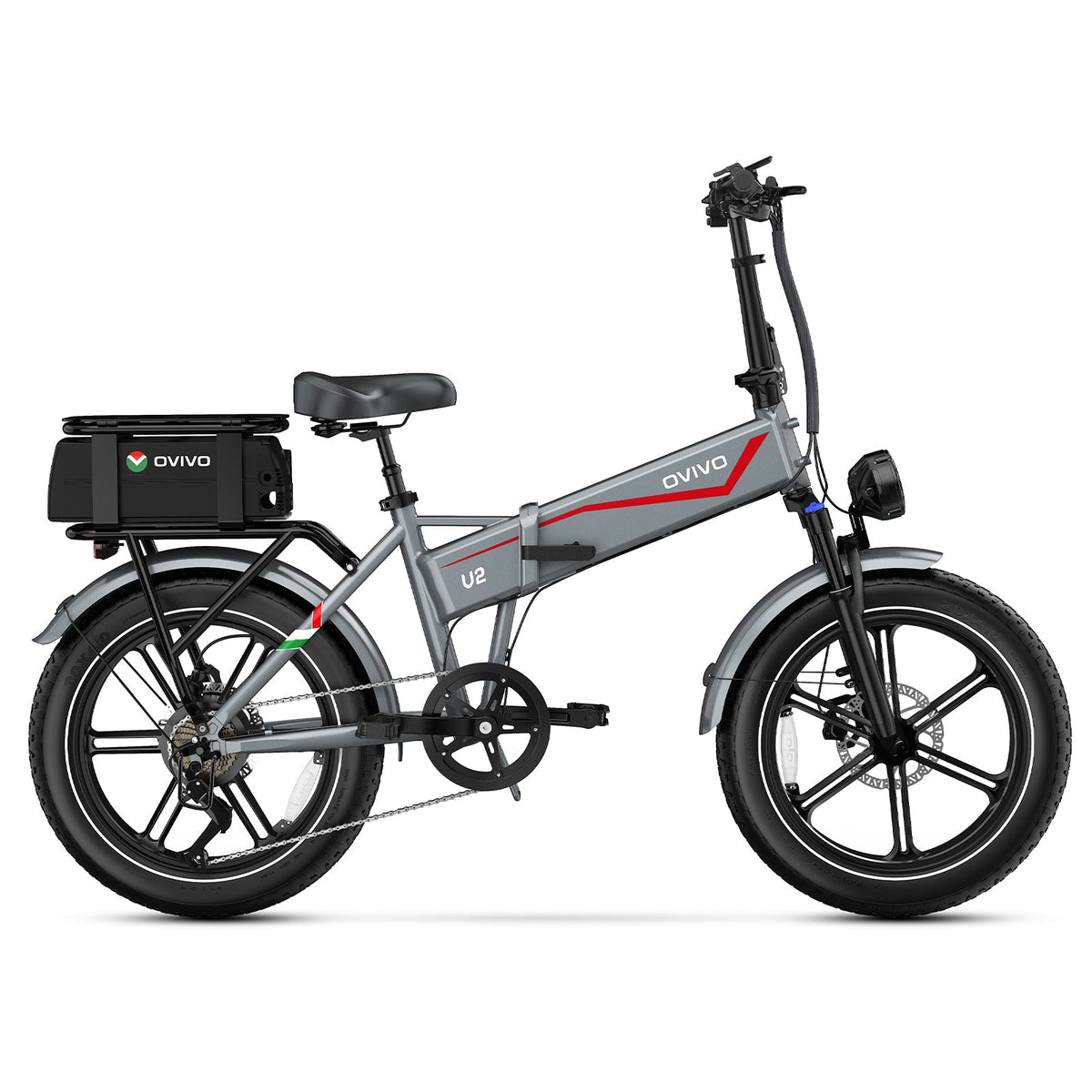 OVIVO V2 à double batterie Vélo électrique