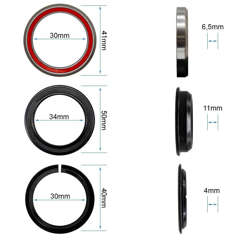 Jeu de bols de roulement pour Kukirin G2 Pro (version 2024)