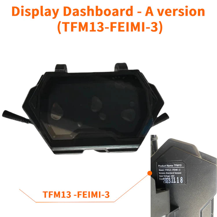 Tableau de bord d'affichage - Version A (TFM13-FEIMI-3) pour KuKirin G2 Master