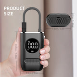 Mini pompe à air électrique portable S62, gonflage rapide, arrêt automatique
