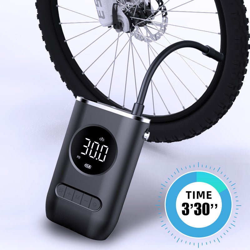 Mini pompe à air électrique portable S62, gonflage rapide, arrêt automatique