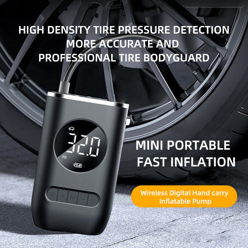 Mini pompe à air électrique portable S62, gonflage rapide, arrêt automatique
