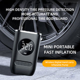 Mini pompe à air électrique portable S62, gonflage rapide, arrêt automatique