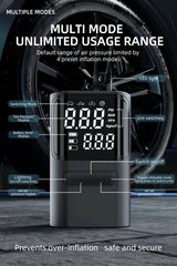 Mini pompe à air électrique portable S72, gonflage rapide, arrêt automatique