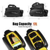Sacoche de porte-bagages pour vélo NICK 17-35 litres
