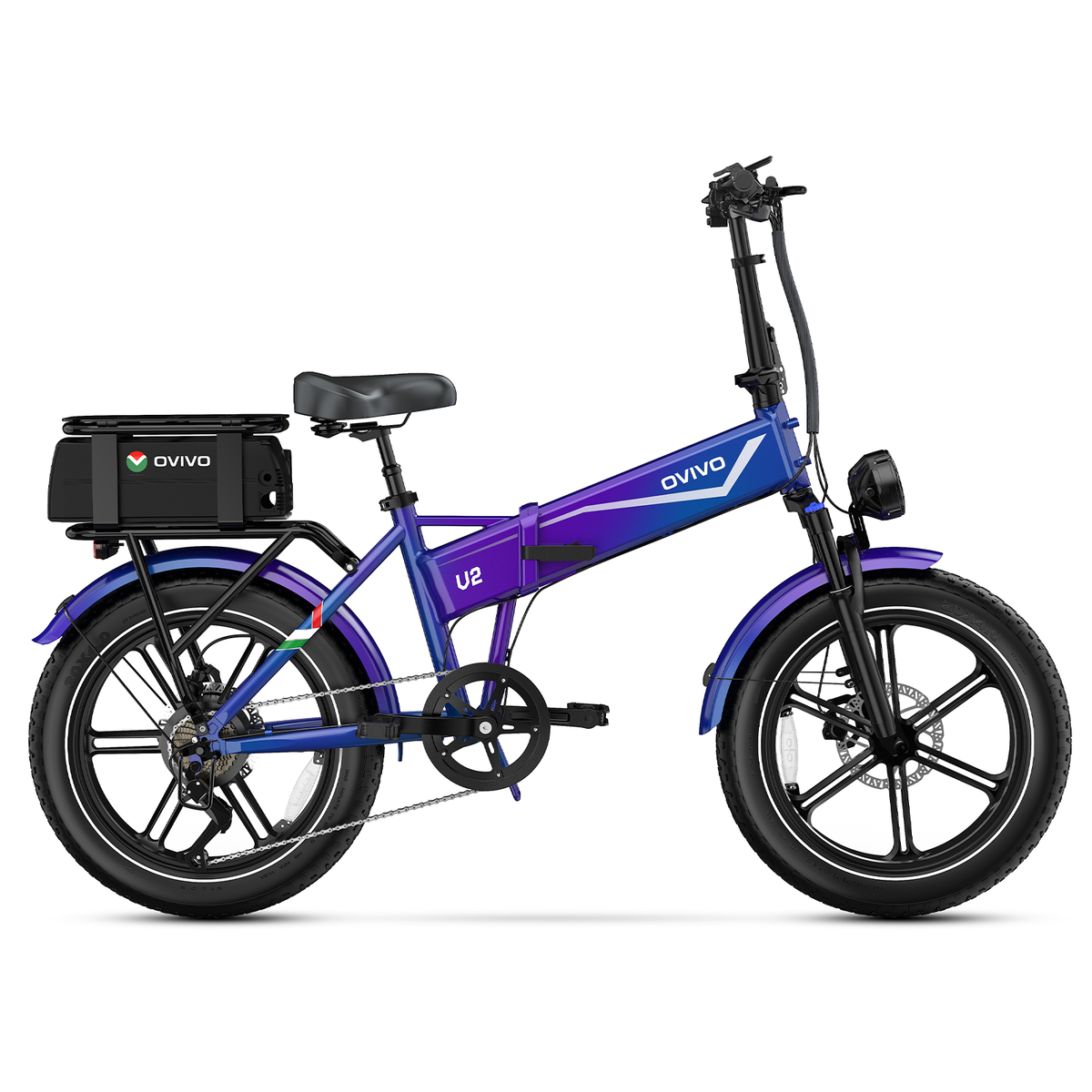OVIVO V2 à double batterie Vélo électrique